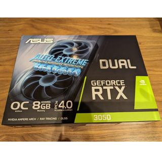 エイスース(ASUS)の中古 DUAL-RTX3050-O8G(PCパーツ)