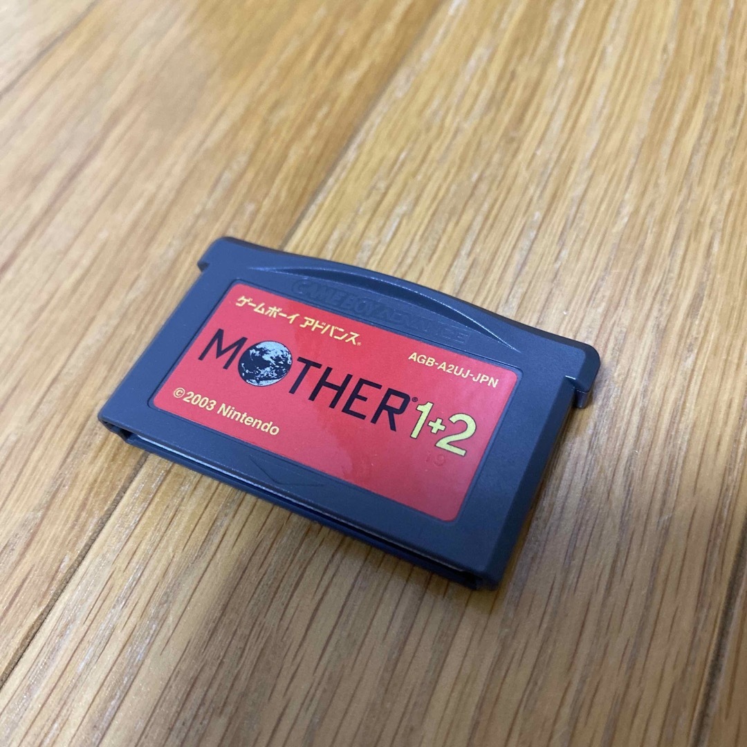 ゲームボーイアドバンス(ゲームボーイアドバンス)のMOTHER  1＋2  マザー　ゲームボーイアドバンス　GBA エンタメ/ホビーのゲームソフト/ゲーム機本体(携帯用ゲームソフト)の商品写真