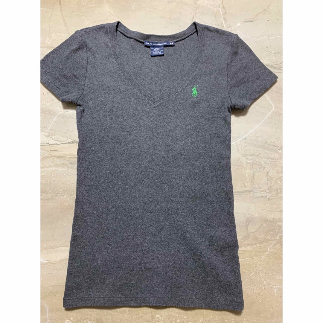 Ralph Lauren(ラルフローレン)のラルフローレンスポーツ　Ｖネックシャツ レディースのトップス(Tシャツ(半袖/袖なし))の商品写真