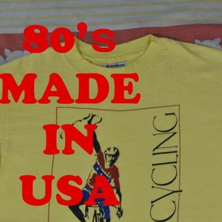 ヘインズ(Hanes)のヘインズ 80’ｓ Tシャツ 12917c USA製 綿100％ ビンテージ(Tシャツ/カットソー(七分/長袖))