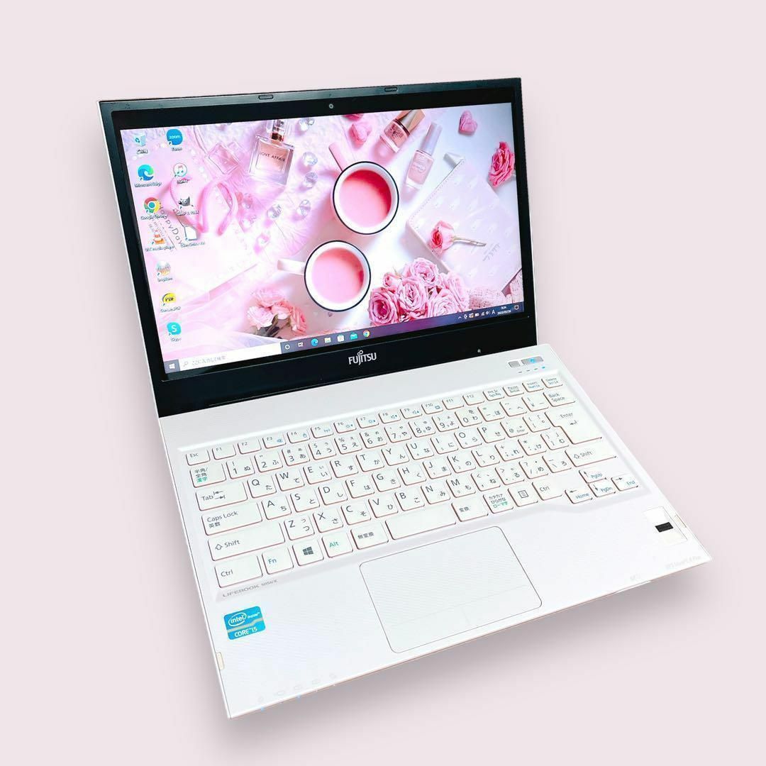 可愛い薄型ノートPC❤️新品SSD搭載✨メモリ8GB✨ブルーレイ/オフィス付き