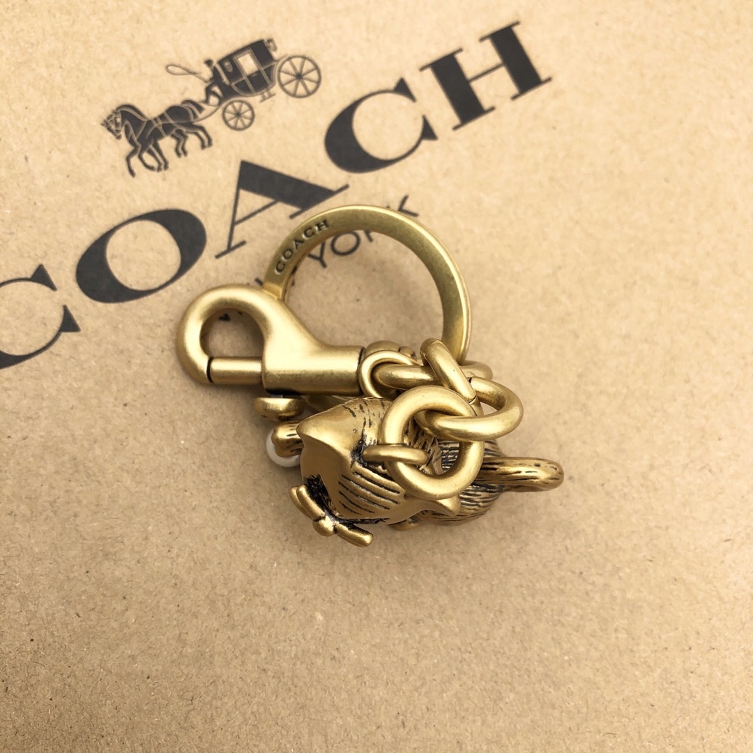 【COACH☆新作】新品！クリーチャー パピー バッグ チャーム ！キャット！