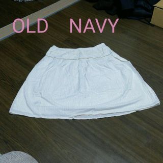 オールドネイビー(Old Navy)のオールドネイビー　白(ひざ丈スカート)