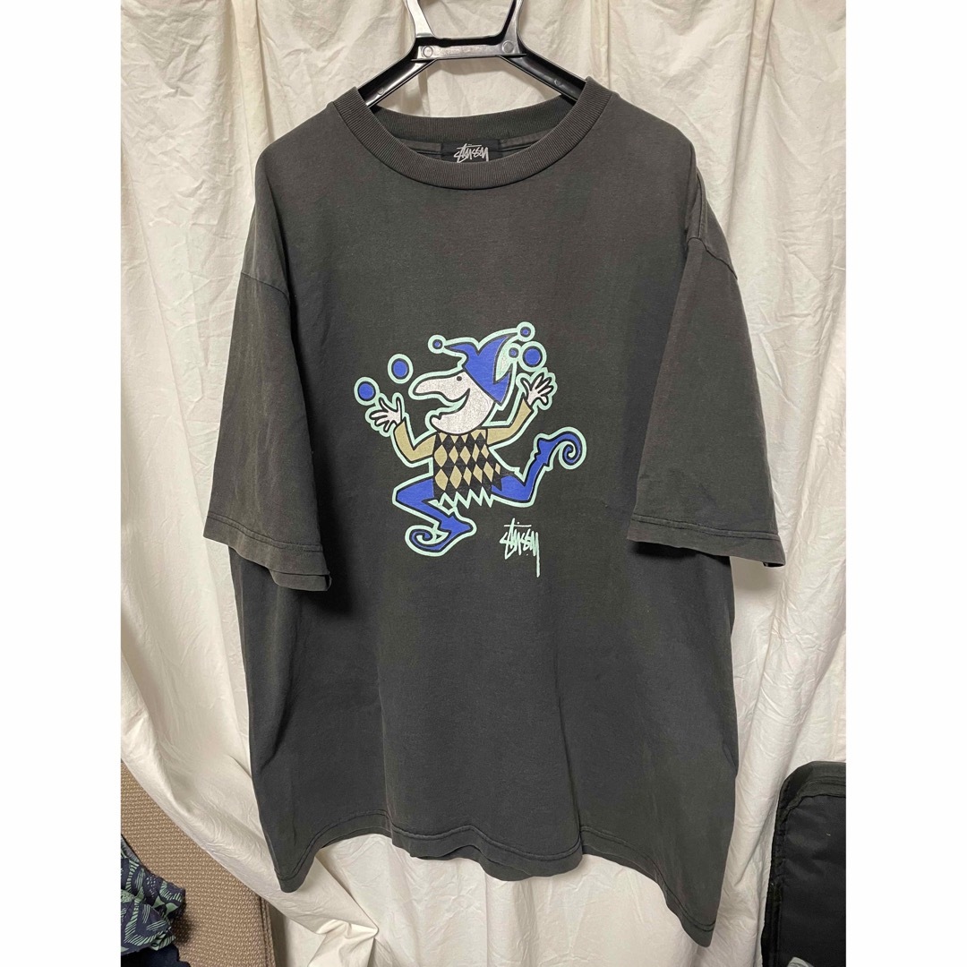 ステューシー　Tシャツ　ビンテージ　90s 80s 黒タグ　オーバーサイズ