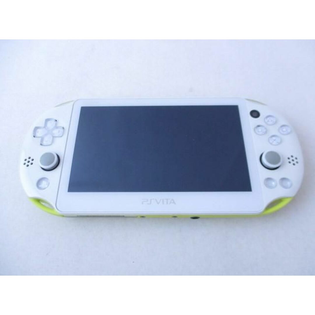 訳有動作品 ゲーム PS Vita 本体 PCH-2000 ライムグリーン/ホワイト Wi ...