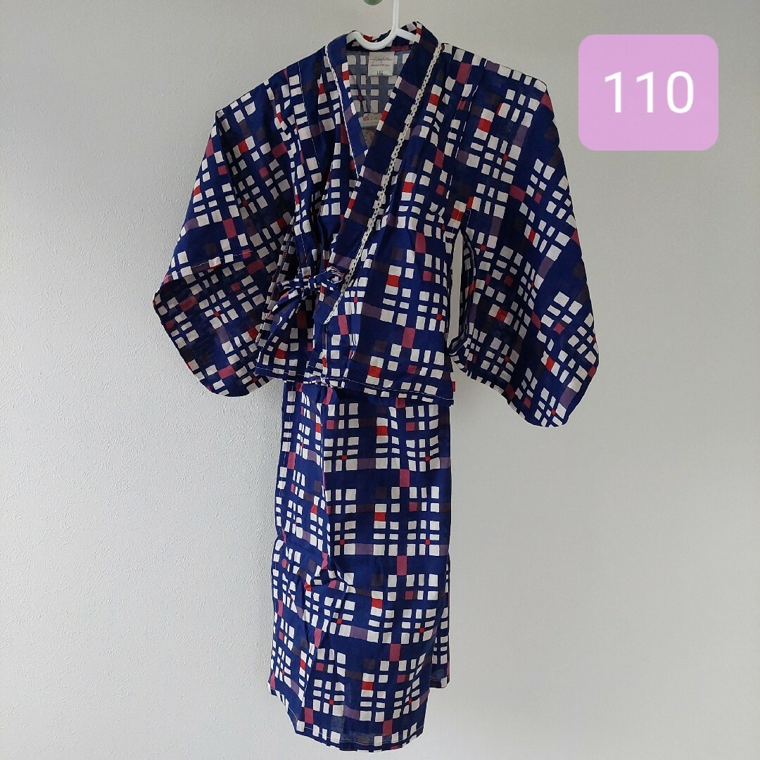 futafuta(フタフタ)の110　浴衣　セパレート キッズ/ベビー/マタニティのキッズ服女の子用(90cm~)(甚平/浴衣)の商品写真