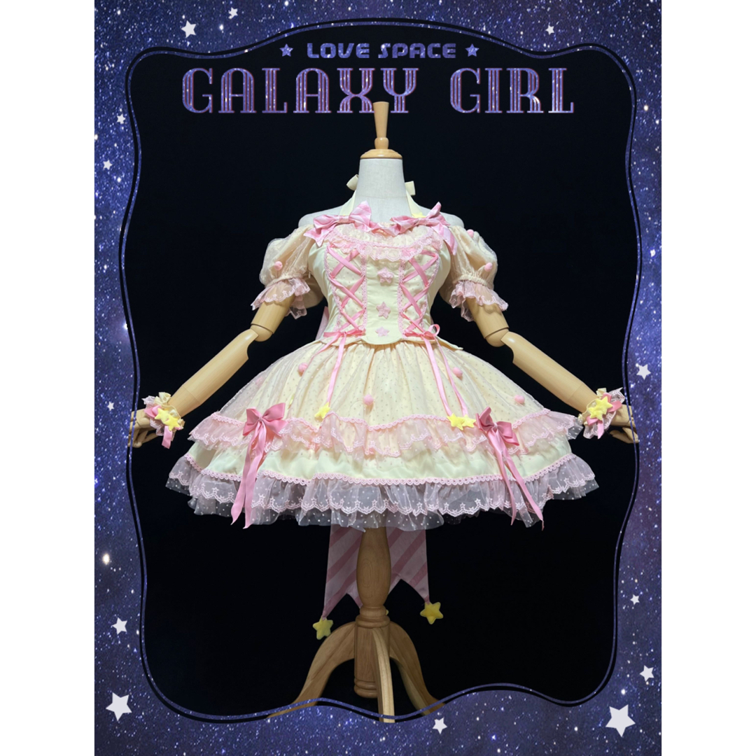 Angelic Pretty - 砂糖魔法 ワンピース4点セット 甘ロリ しゅ Angelic Pretty - 砂糖魔法 ワンピース4点セット 甘ロリ しゅ