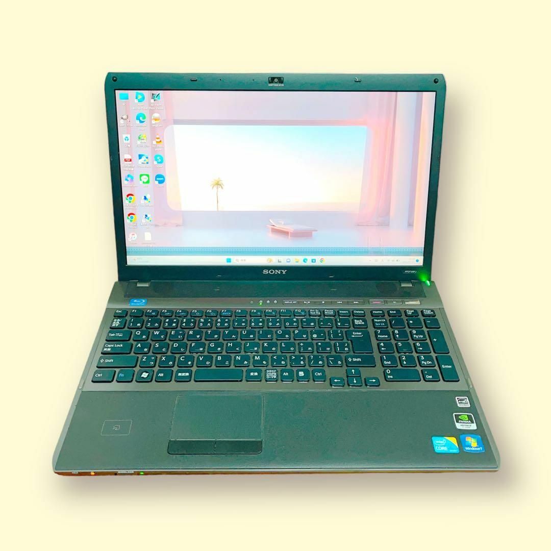 i7✨VAIO✨フルHD⭐️SSD搭載⭐️ Office付⭐️ノートパソコン 2