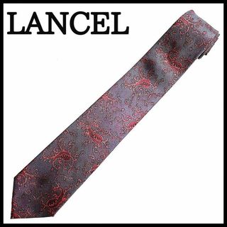 ランセル(LANCEL)の日本製 極美品 LANCEL ランセル ネクタイ モザイク柄 ペイズリー柄 総柄(ネクタイ)