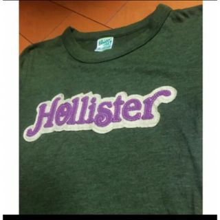 ホリスター(Hollister)のホリスターレディース濃緑カットソー(Tシャツ(半袖/袖なし))