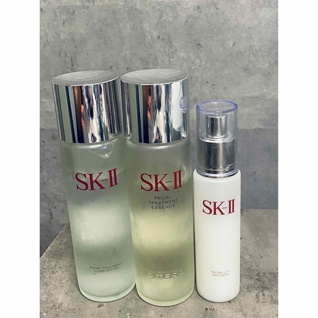 SK II エスケーツー大容量ふきとり用化粧水　一般肌用化粧水　乳液　3点セット