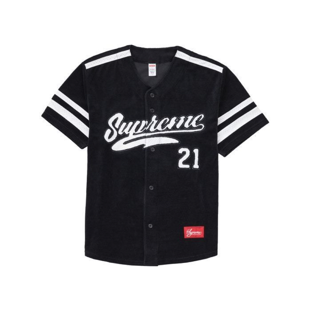 Supreme Velour Baseball Jersey ベースボール