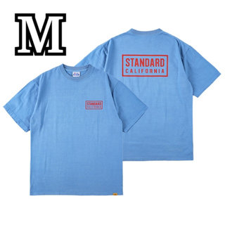 スタンダードカリフォルニア(STANDARD CALIFORNIA)のスタンダードカリフォルニア Tシャツ/BLUE Mサイズ キムタク(Tシャツ/カットソー(半袖/袖なし))