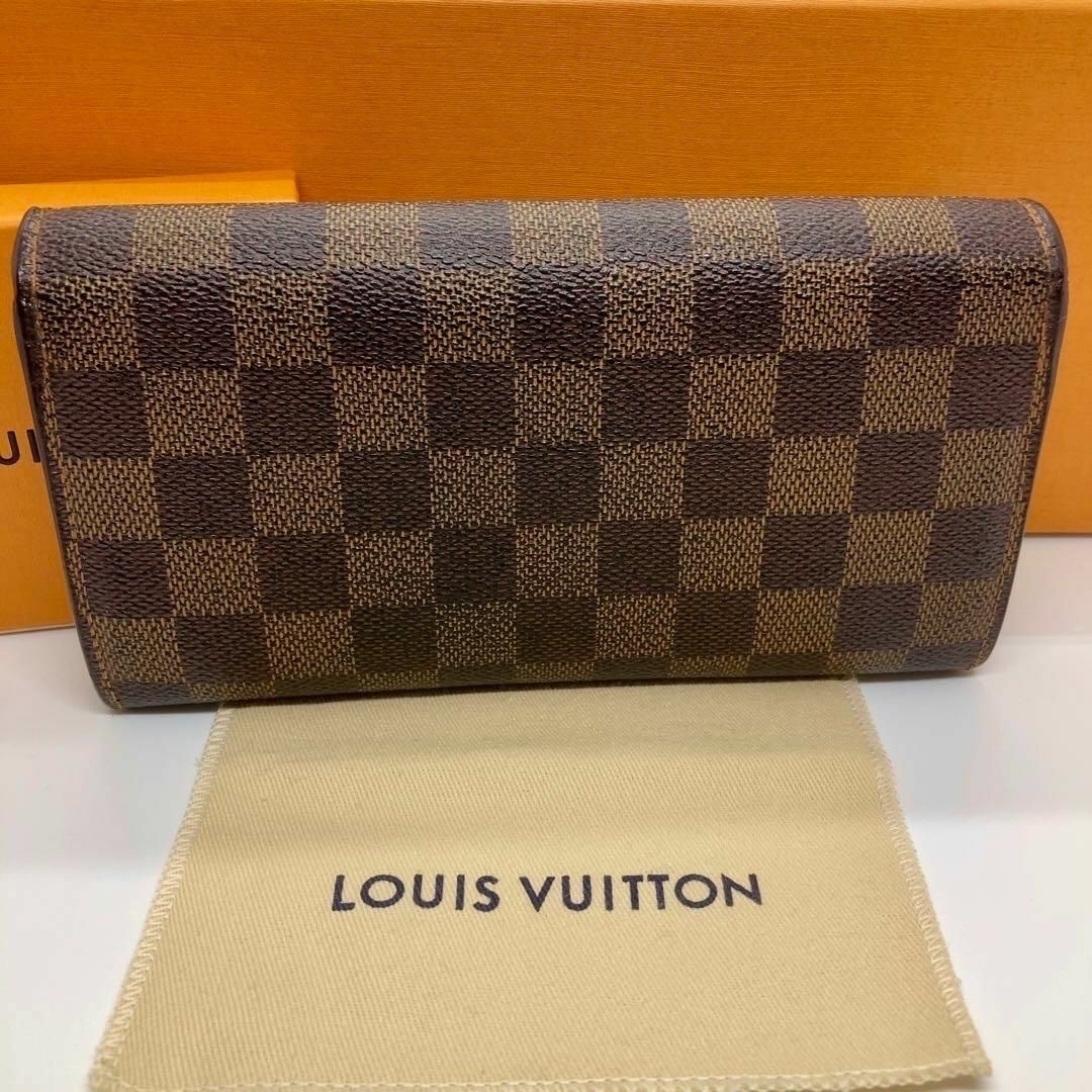 LOUIS VUITTON(ルイヴィトン)のルイヴィトン 長財布 茶 ポルトフォイユサラ レディースのファッション小物(財布)の商品写真