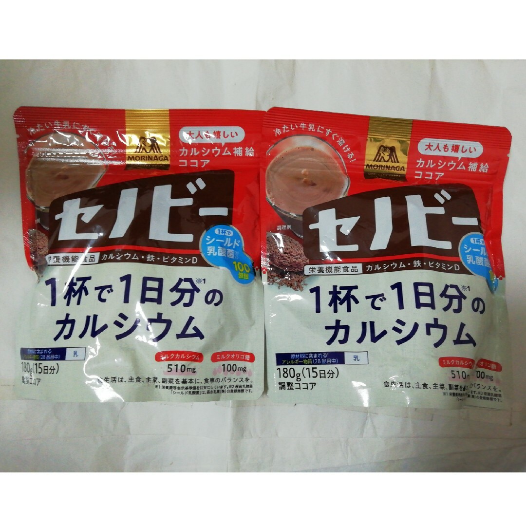 森永製菓(モリナガセイカ)のミルハウス様専用 セノビー 森永ココア 栄養機能食品180g (15日分) 2袋 食品/飲料/酒の飲料(その他)の商品写真
