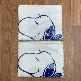 スヌーピー(SNOOPY)のアオキ スヌーピー タオル ギフトボックス柄 2点セット(タオル)