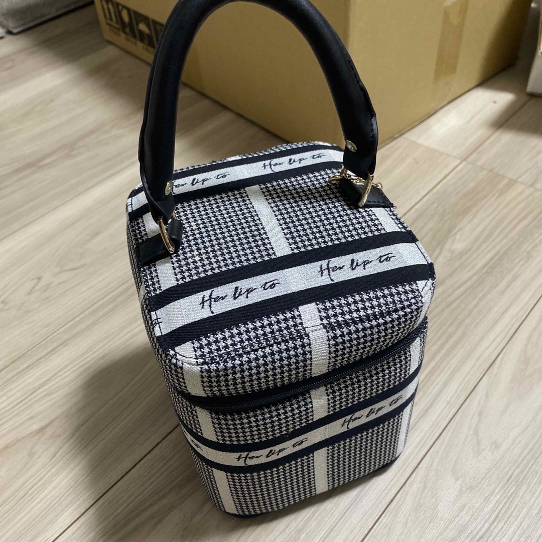 HLT Jacquard Vanity Bag herlipto バニティバッグ