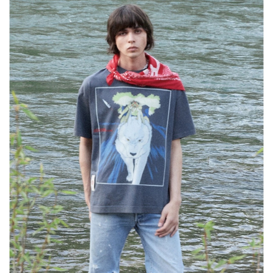LEVI´S® X もののけ姫 サン モロ ワイド Tシャツ XL-
