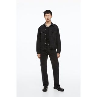 エイチアンドエム(H&M)のH&M ブーツカットデニム　ブラック(デニム/ジーンズ)