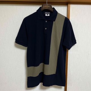 COMME des GARCONS HOMME DEUX バイカラーポロシャツ