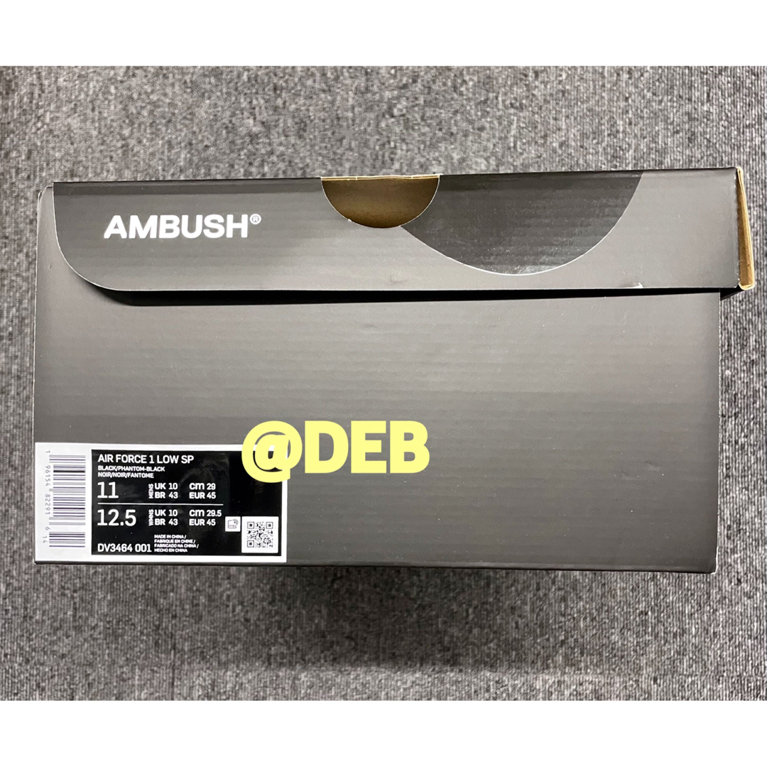 AMBUSH(アンブッシュ)のAMBUSH Nike Air Force 1 Low Black 29.0cm メンズの靴/シューズ(スニーカー)の商品写真