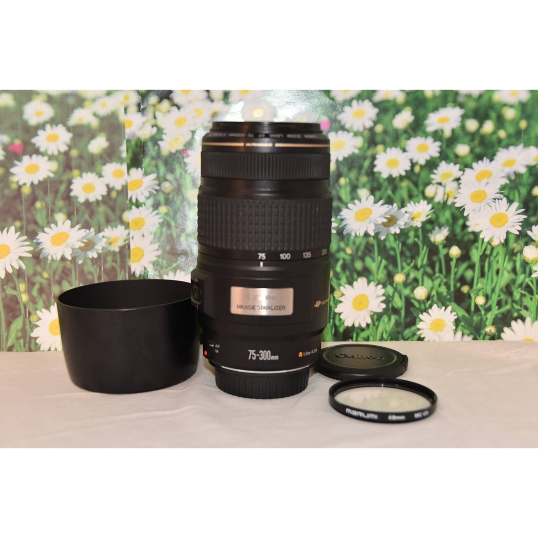 Canon - ❤️美品❤手ぶれ補正付き❤超望遠レンズ❤Canon EF 75-300mm ...