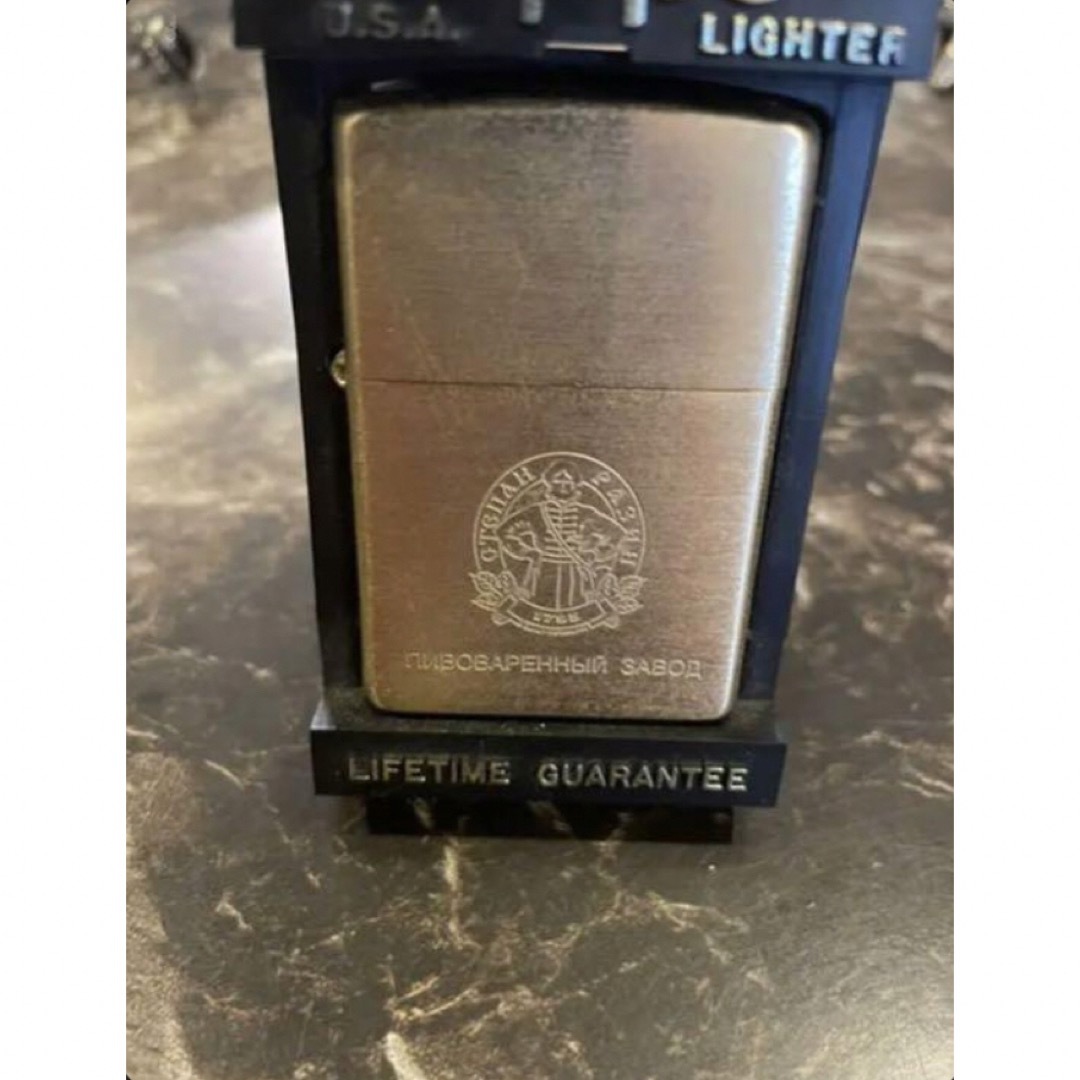 ZIPPO(ジッポー)のジッポ　ZIPPO 2001年製　ブラウン　未使用 メンズのファッション小物(タバコグッズ)の商品写真