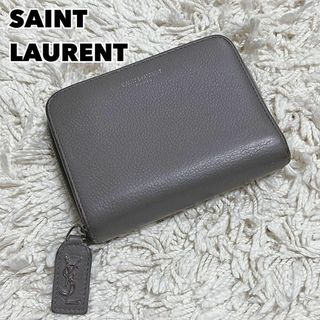 SAINT LAURENT サンローラン リヴゴーシュ ラウンドジップウォレット-