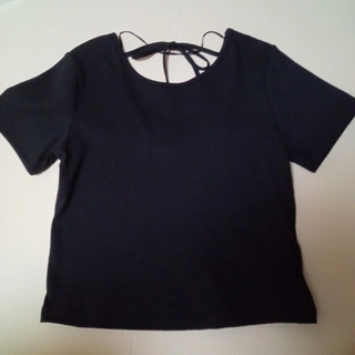 ジーユー(GU)のgu バックオープンミニT(Tシャツ(半袖/袖なし))
