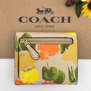 COACH 財布 大人気 ウィンスモールウォレット フローラル