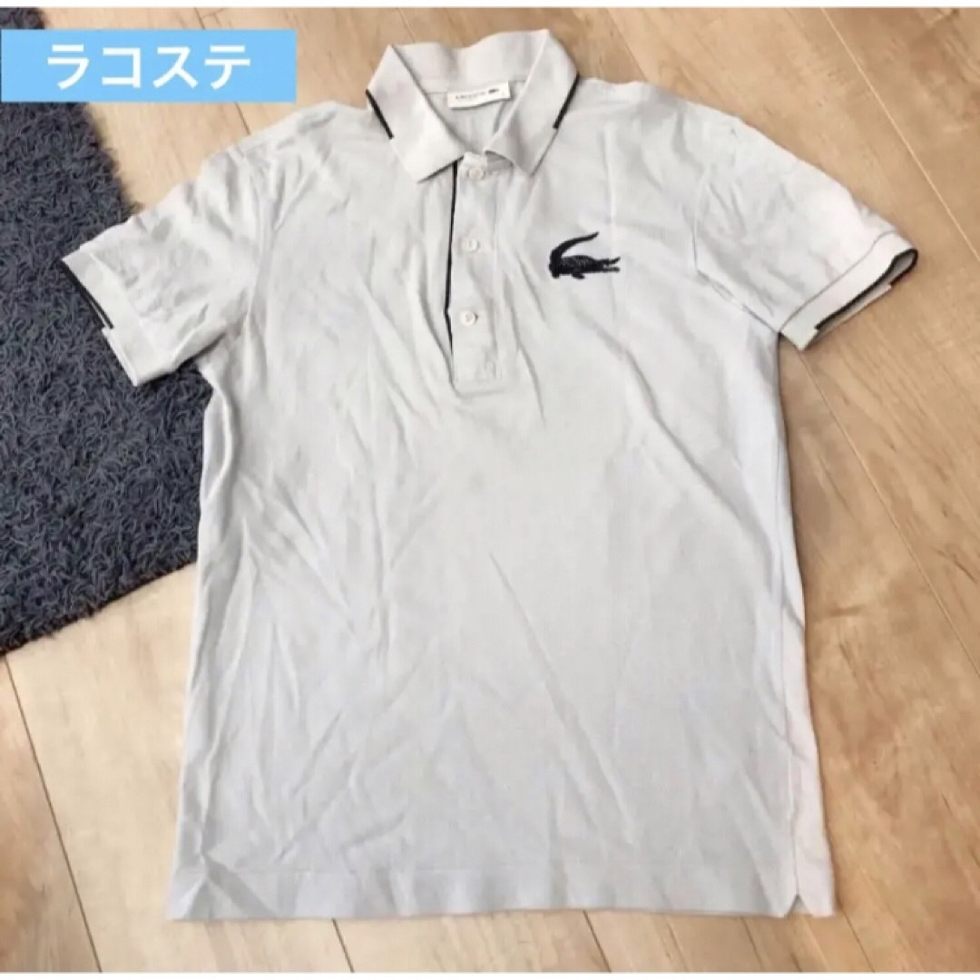 LACOSTE - 【ラコステ】ポロシャツ ビックロゴ クロコダイルの通販 by