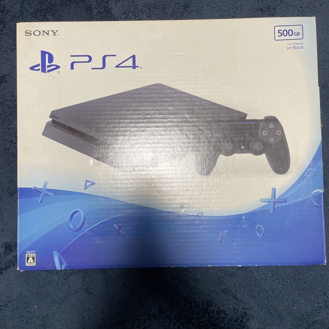 SONY PS4 500GB Jet Black エンタメ/ホビーのゲームソフト/ゲーム機本体(家庭用ゲーム機本体)の商品写真