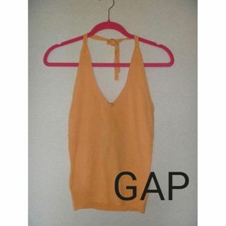 ギャップ(GAP)の★未着用！美品！ GAP（ギャップ） ホルターネックキャミソール オレンジ★(ホルターネック)