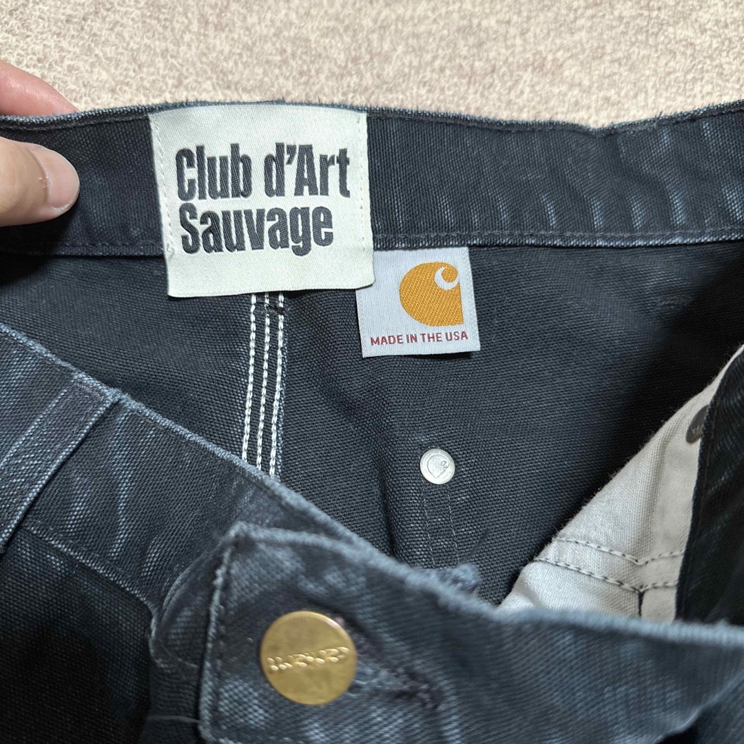 carhartt(カーハート)のClub d’art sauvage フレアブーツカットデニム メンズのパンツ(デニム/ジーンズ)の商品写真