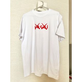 サカイ(sacai)の【sacai×KAWS　】 Flock Print T-ShirtロゴTシャツ(Tシャツ/カットソー(半袖/袖なし))