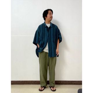 ジャーナルスタンダード(JOURNAL STANDARD)の10XL リネン ストライプ シャツ 【鷲崎健着用】(シャツ)