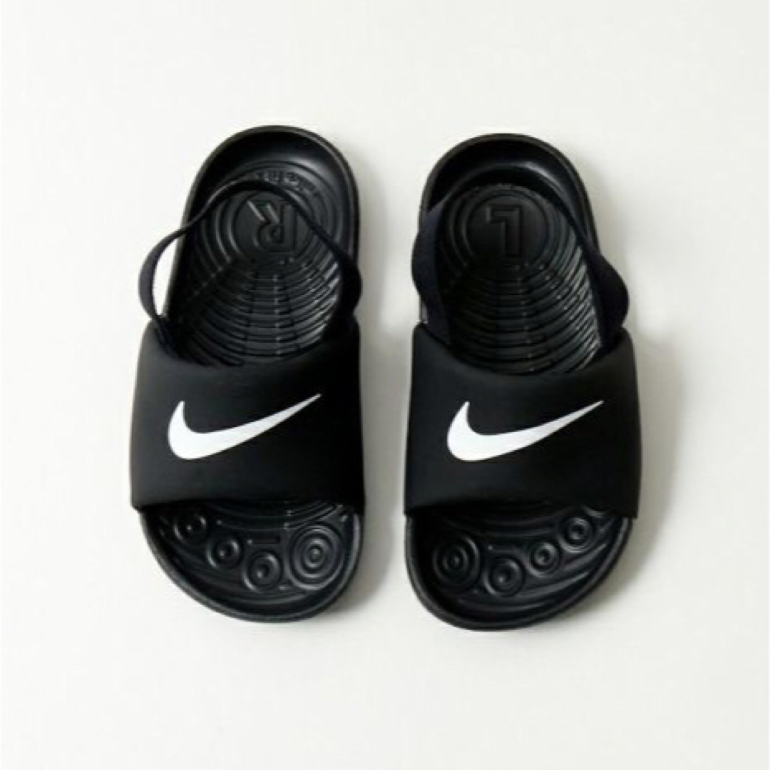 NIKE(ナイキ)の【新品】NIKE KAWA SLIDE TD BLACK キッズ/ベビー/マタニティのキッズ靴/シューズ(15cm~)(サンダル)の商品写真