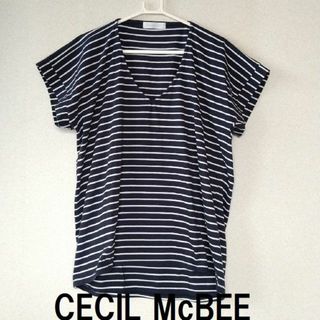 セシルマクビー(CECIL McBEE)の★格安 CECILMcBEE(セシルマクビー) ボーダーカットソー★(カットソー(半袖/袖なし))