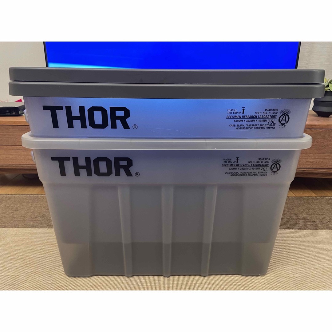 SRL THOR コンテナ 75L 2個　NEIGHBORHOODネイバーフッド