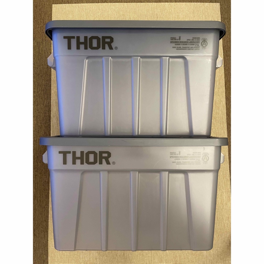 SRL THOR コンテナ 75L 2個　NEIGHBORHOODネイバーフッド