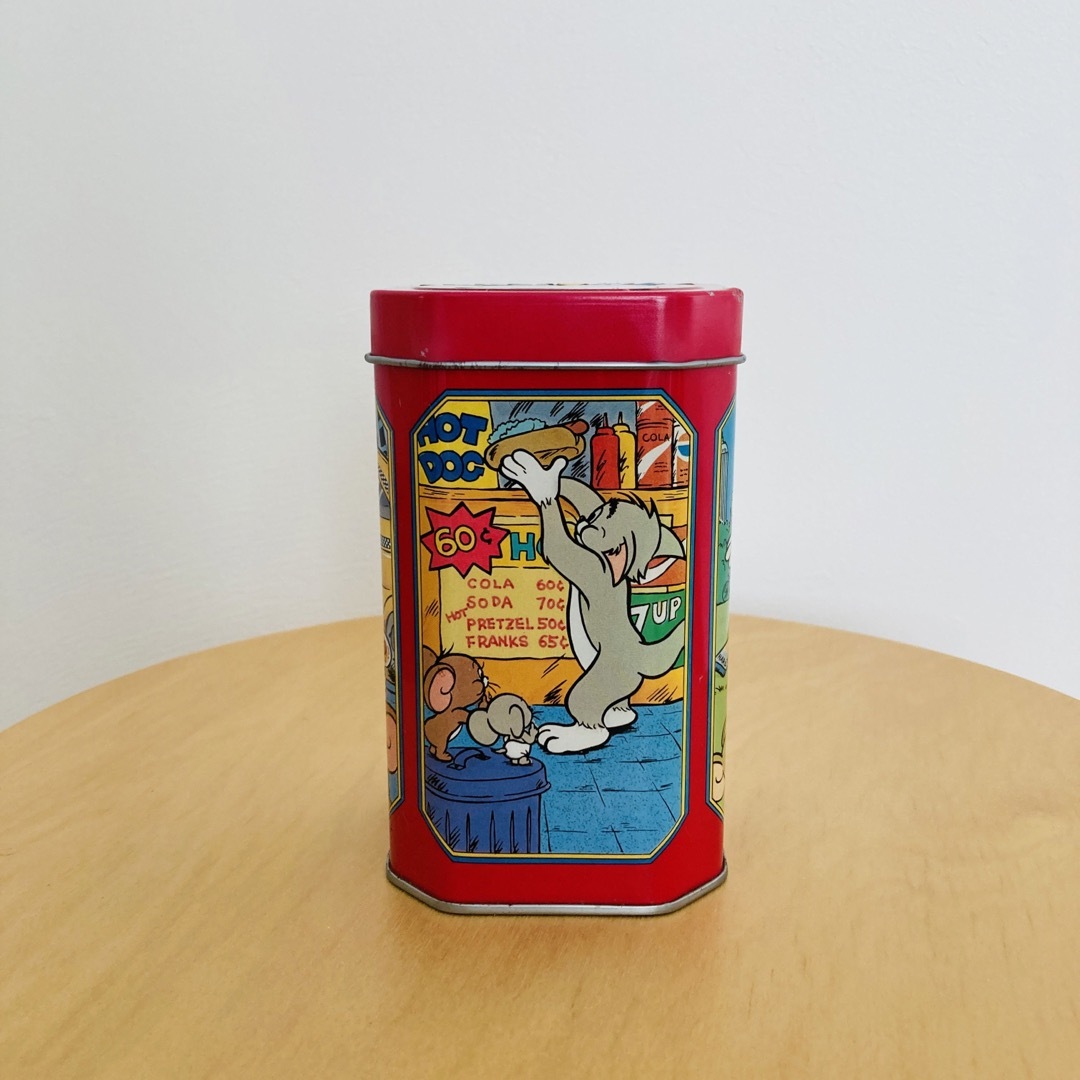希少・レア】トムとジェリー お菓子缶 アンティーク缶 レトロ缶