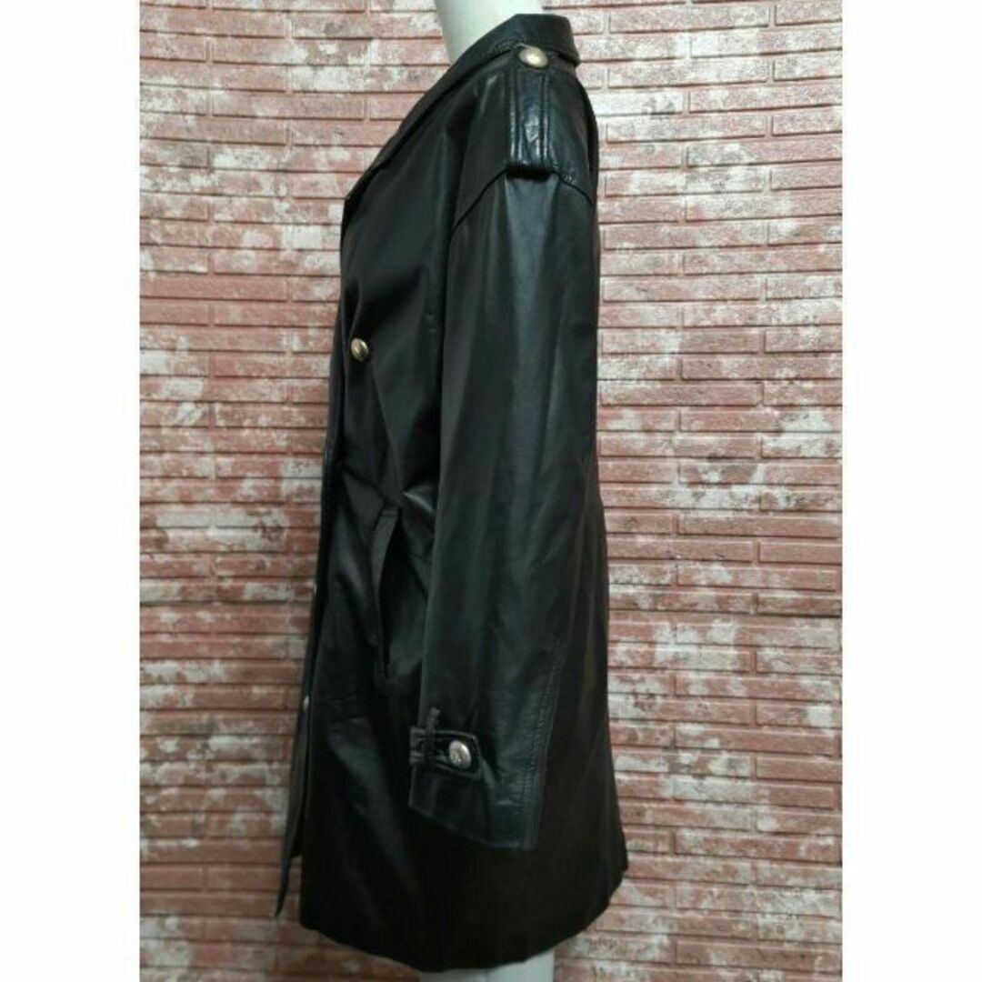ハラジュクマザー 牛革 ダブル レザーハーフコート 黒 9号の通販 by N shop|ラクマ ハラジュクマザー 牛革 ダブル レザーハーフコート 黒 9号