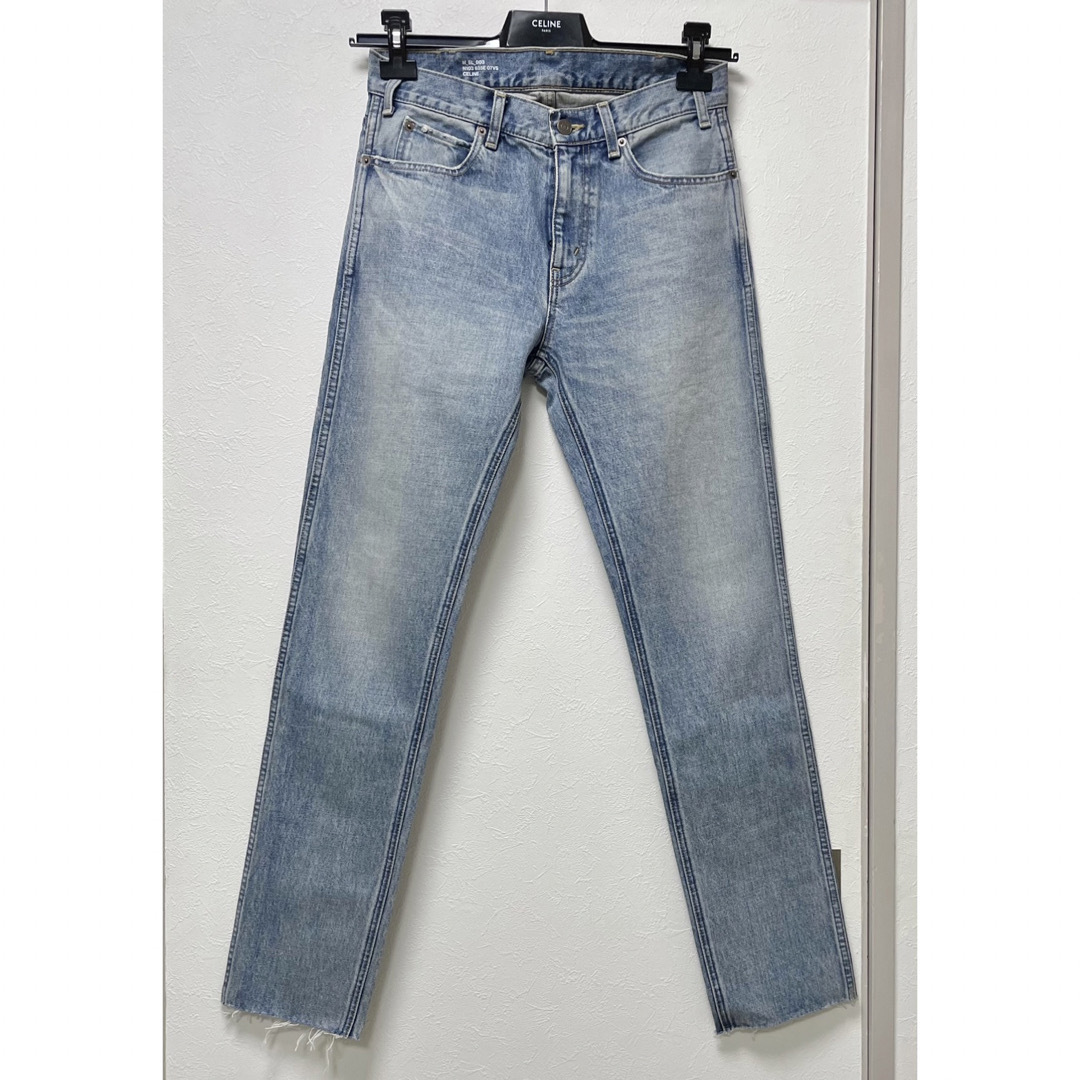 celine - 19SS Celine ライトブルーデニム 28 カットオフ エディ
