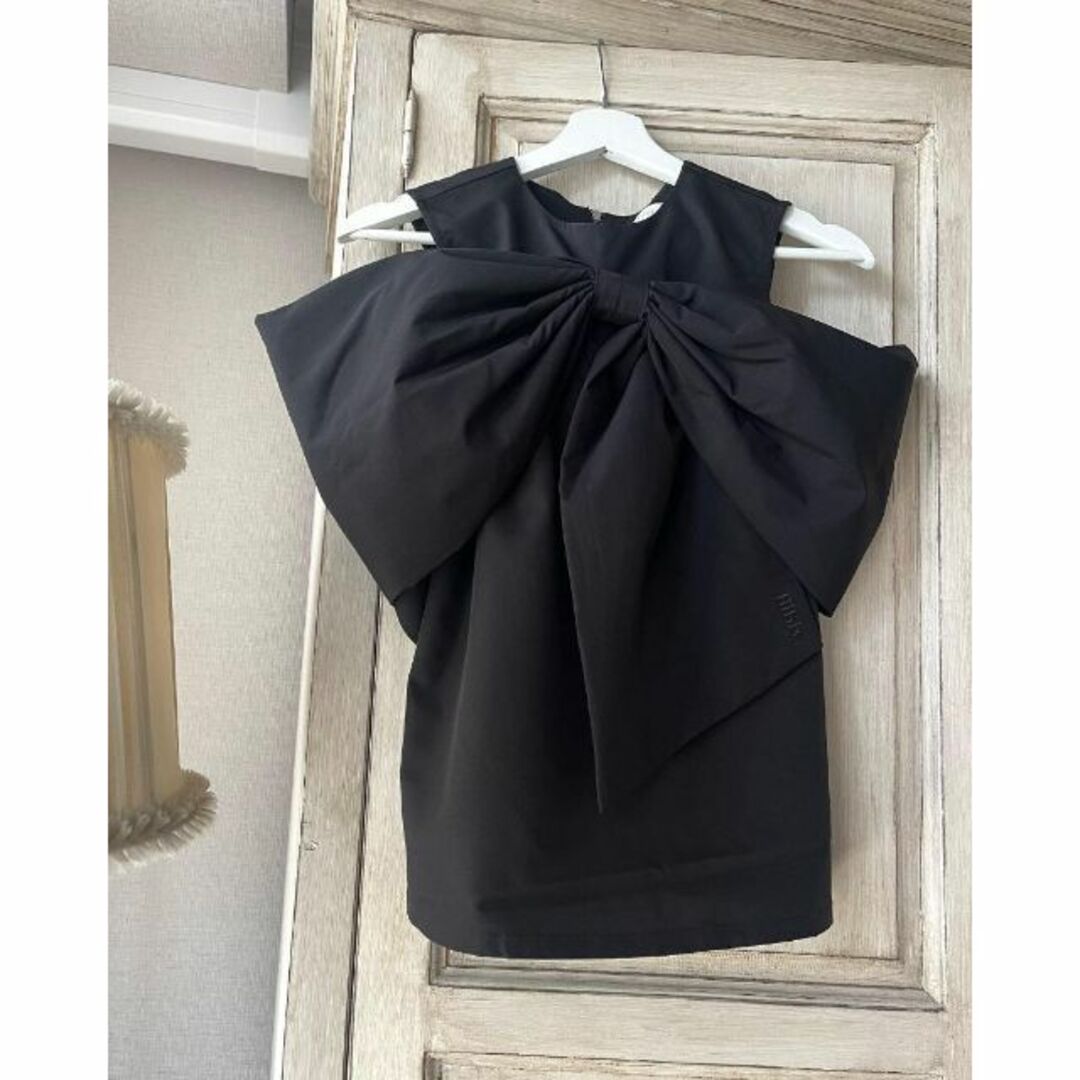 即日発送 新品 完売品 Bibiy. ANNE RIBBON BLOUSE 黒