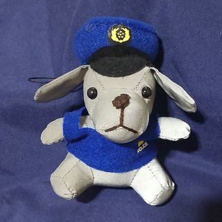 反射ぬいぐるみマスコット　イヌさん　警察限定(ぬいぐるみ)