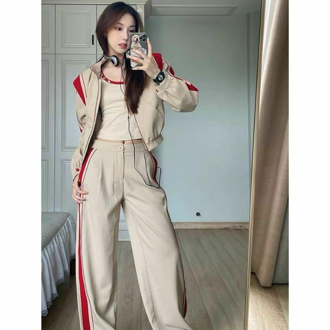 春夏コーデ❤️セットアップ上下 レディース ジャージ スウェット ジャケット 春夏コーデ❤️セットアップ上下 レディース ジャージ スウェット ジャケット
