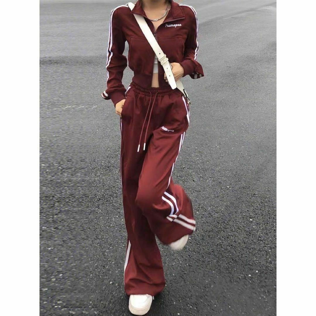 春夏コーデ❤️セットアップ上下 レディース ジャージ スウェット ジャケット 春夏コーデ❤️セットアップ上下 レディース ジャージ スウェット ジャケット