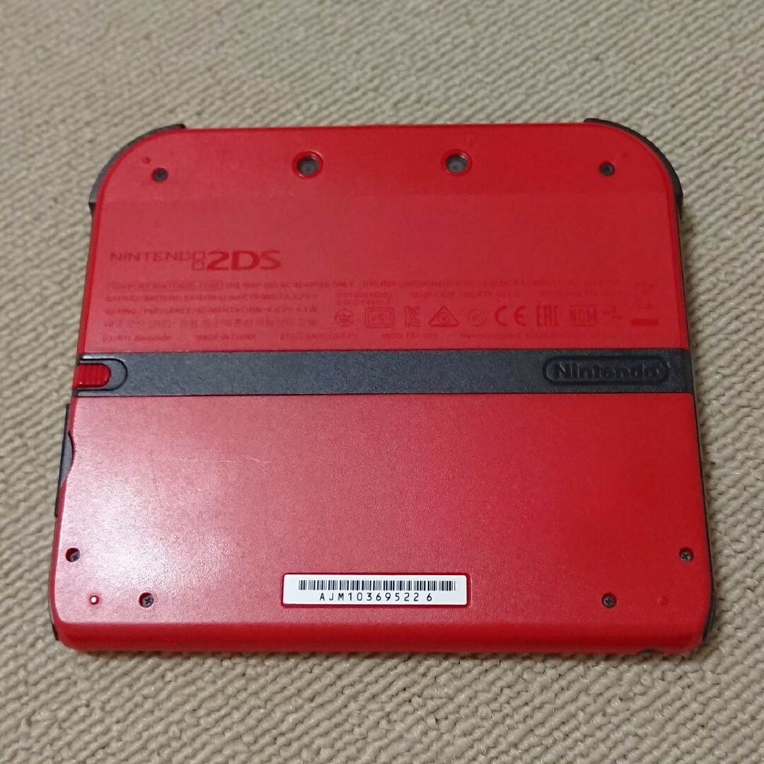 【正常動作品】ニンテンドー2DS レッド 本体のみ