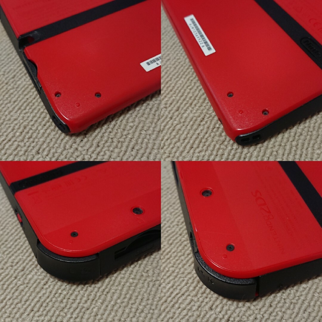 ニンテンドー2DS(ニンテンドー2DS)のニンテンドー2DS本体（レッド） ニンテンドー3DS エンタメ/ホビーのゲームソフト/ゲーム機本体(携帯用ゲーム機本体)の商品写真