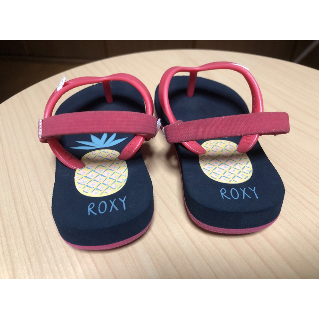 Roxy(ロキシー)のROXY 子供　ビーチサンダル　14cm キッズ/ベビー/マタニティのベビー靴/シューズ(~14cm)(サンダル)の商品写真